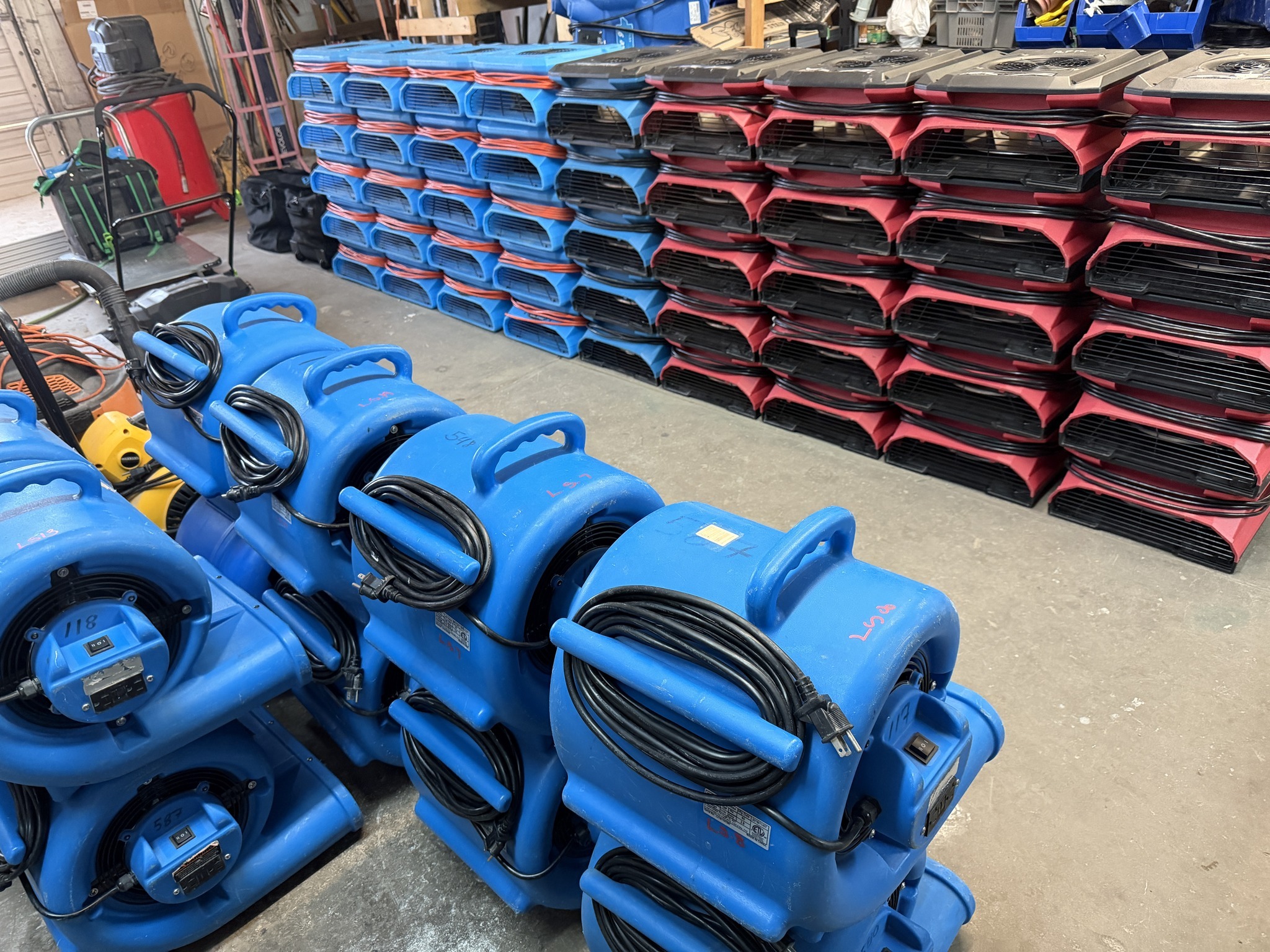 Stars and Bars restoration equipment ready to deploy
